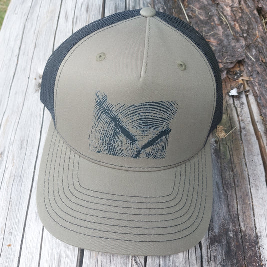 Classic Trucker Hat - Oregon Tree Rings