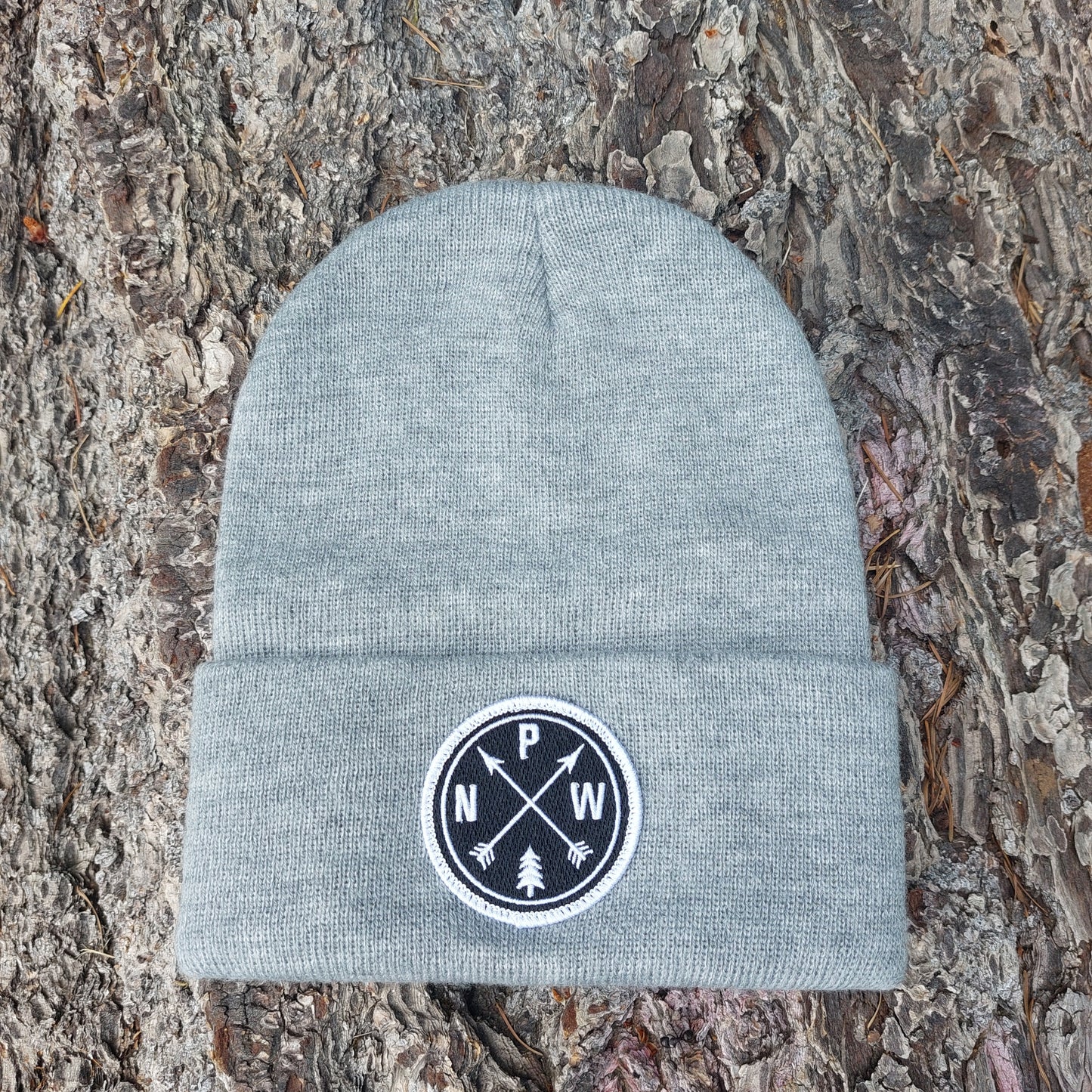 Knit Patch Beanies - PNW Arrows