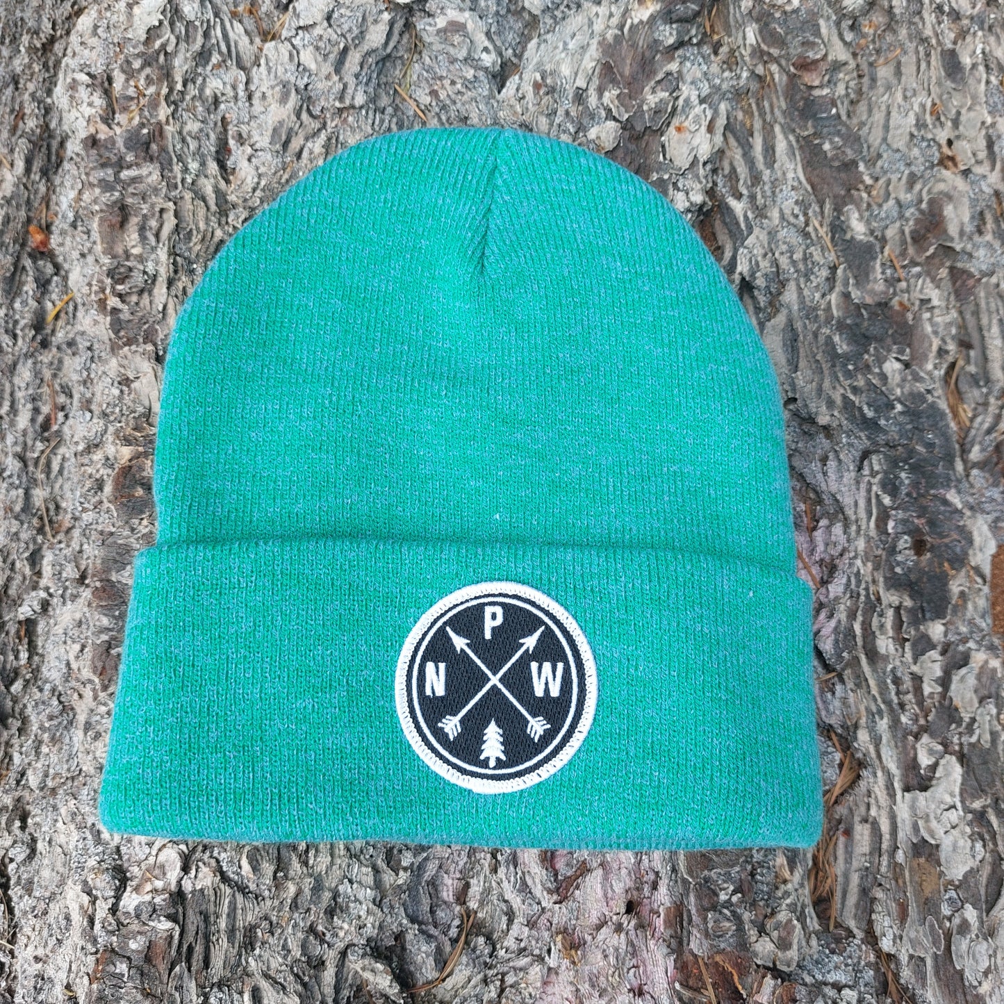 Knit Patch Beanies - PNW Arrows