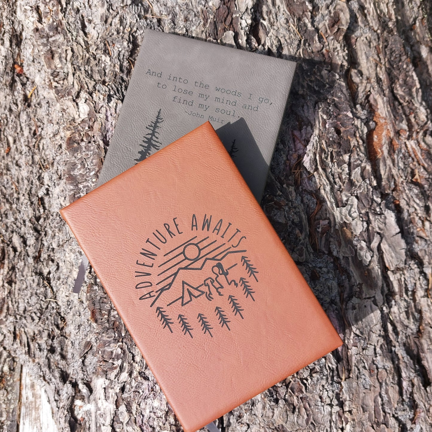 Vegan Leather Journal - Adventure Awaits