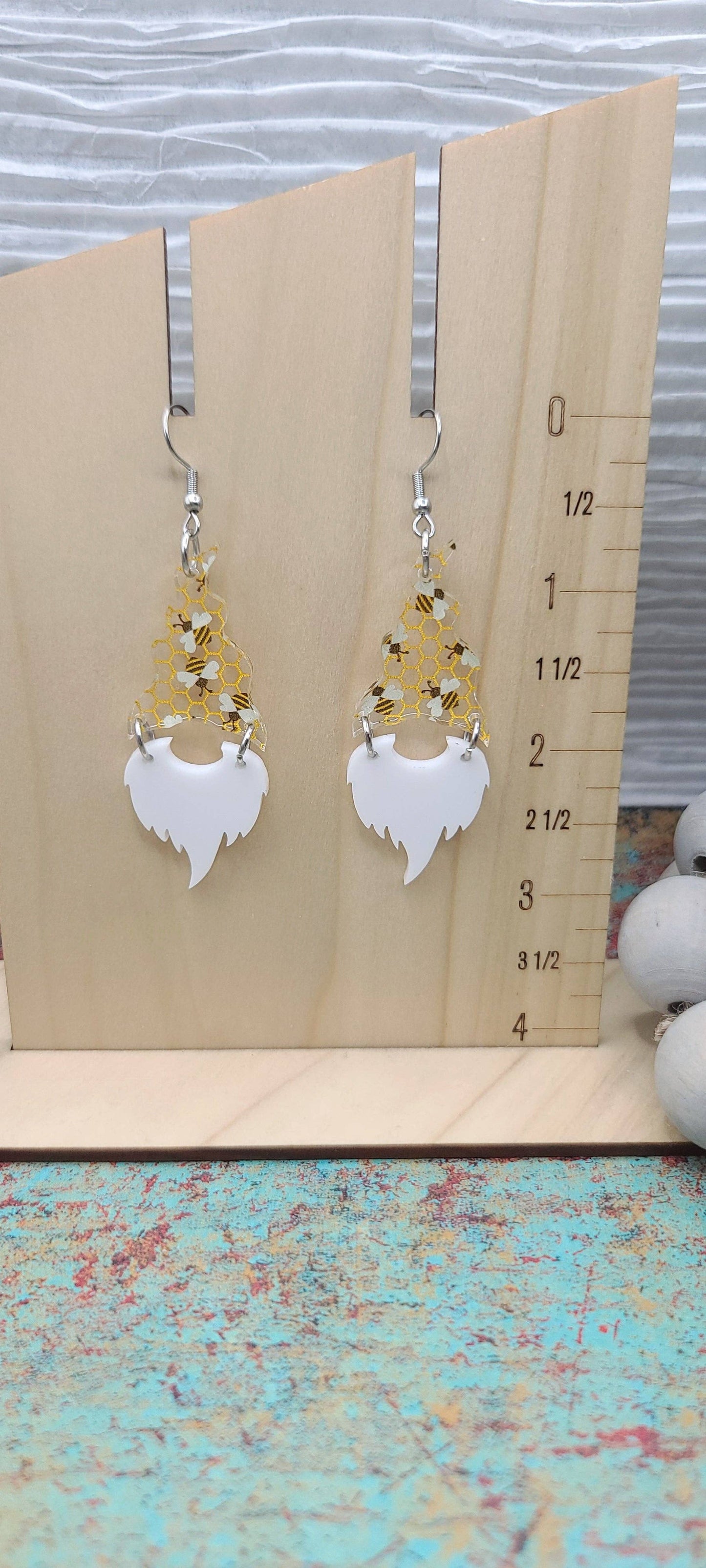 Earrings - Gnome Bee