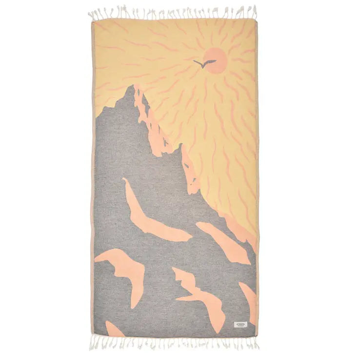 Peshtemal Organic Cotton Beach Towel - Sunny Apex