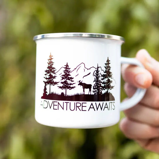 Enamel Mug - Adventure Awaits