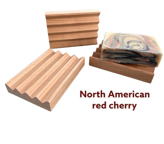 Soap Dish - Cherry Wood