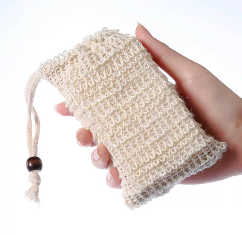 Natural Plant Based Sisal Soap Saver Pouch