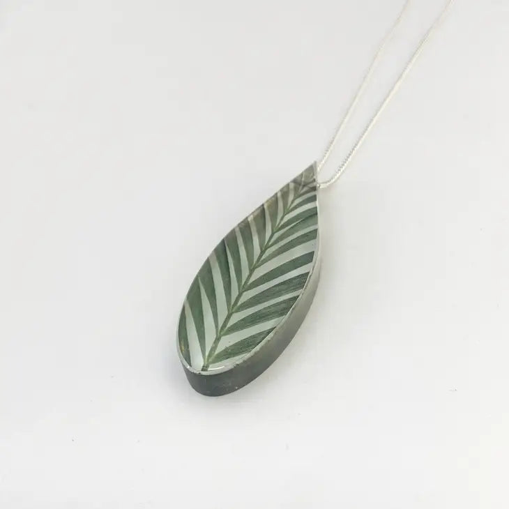 Necklace -  Large Drip Palm