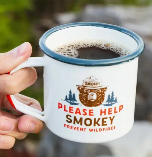 Enamel Mug - Please Help Smokey