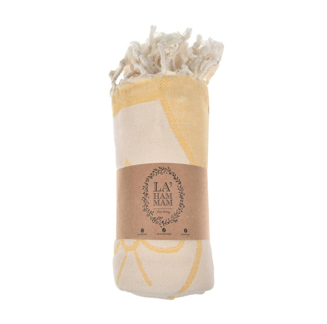 Peshtemal Organic Cotton Beach Towel - Honey Comb