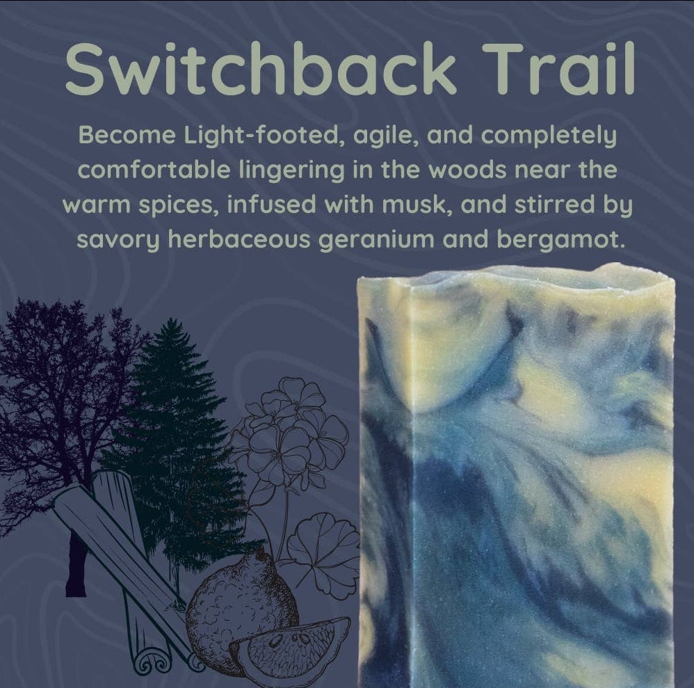 Vegan Cold Process Soap - Switchback Trail