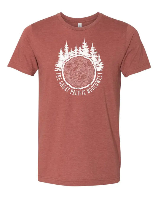 Classic T-Shirt - Tree Rings PNW