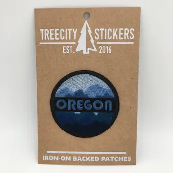 Iron On Patches - Oregon Mountain Camo