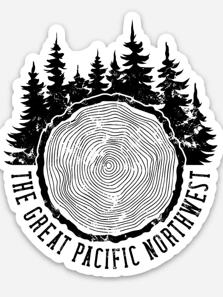 Stickers - Tree Rings PNW