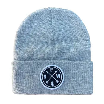 Knit Patch Beanies - PNW Arrows