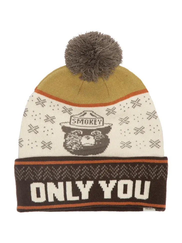 Pom Beanie - Smokey Bear Only You