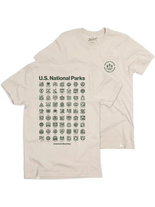 Classic T-Shirt - U.S. National Parks with Pocket